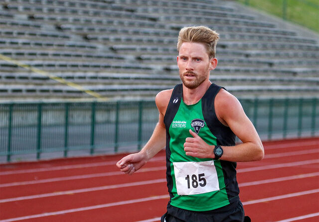 Eivind Øygard har vist prov på god form mange gonger i sommar, og no var han berre 2 sekund unna å sprenge 14 minuttsgrensa. (Arkivfoto: Arne Dag Myking)