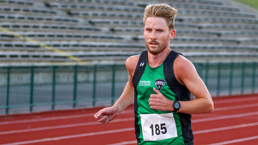 Eivind Øygard har vist prov på god form mange gonger i sommar, og no var han berre 2 sekund unna å sprenge 14 minuttsgrensa. (Arkivfoto: Arne Dag Myking)