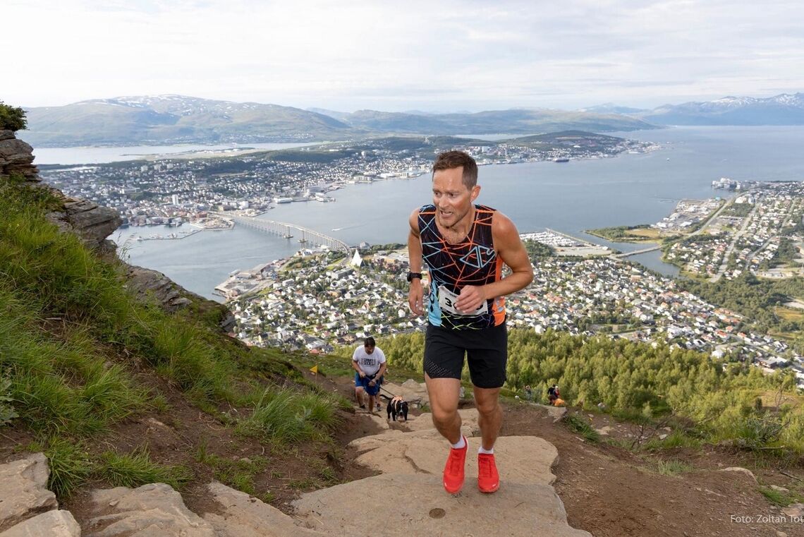 Eirik Haugsnes var overlegent raskest i Sherpatrappene, slik han også var i Extremløpet før trappene kom. (Foto: MSM, Zoltan Tot)