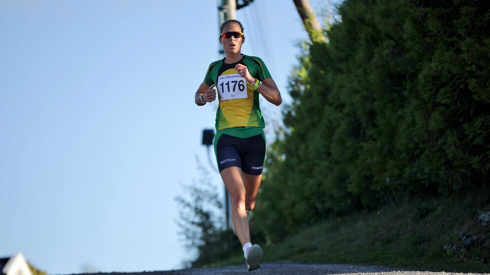 Karoline Næss var klart raskest av alle på kvinnenes 4,3 km på Råholt. (Foto: Bjørn Hytjanstorp)