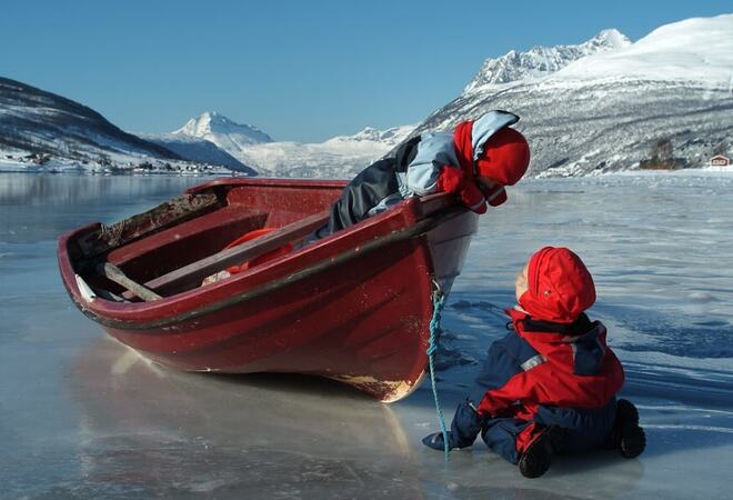 barn på isen ©Hans Erik Børve