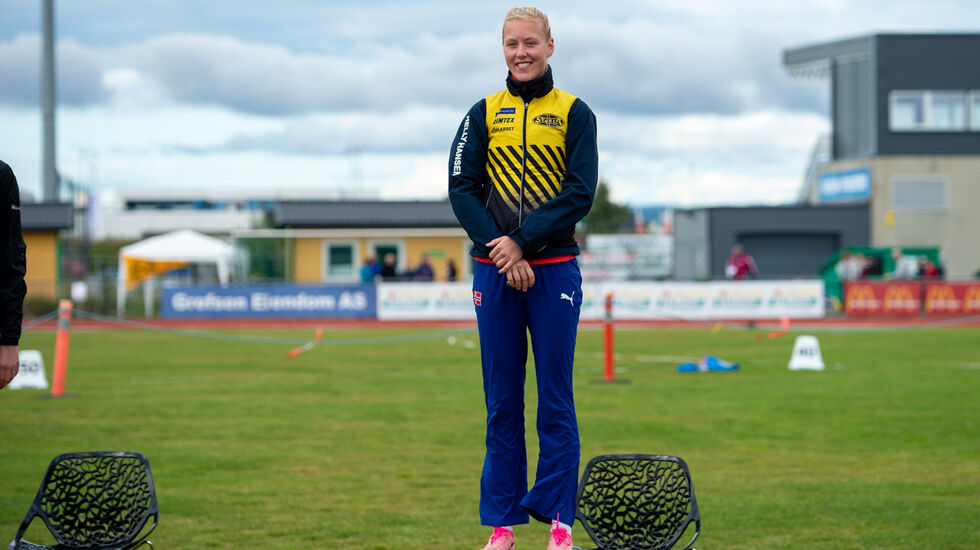 Maren Karlsen Bekkestad gikk inn til gull i J17 og gikk fortest av samtlige. (Foto: Samuel Hafsahl)