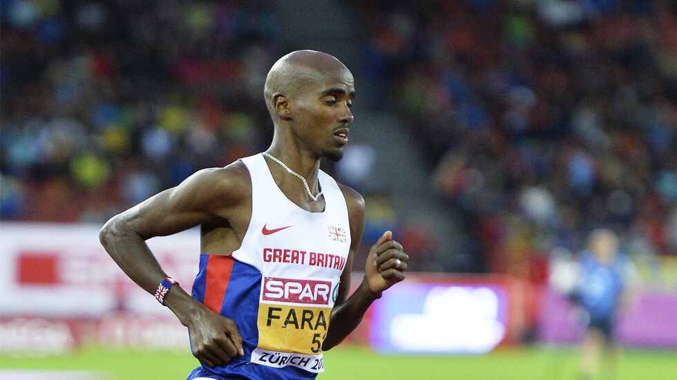 Det var lenge siden sist Mo Farah konkurrerte på bane, men med verdensrekorden på timesløp fikk han vist at han fortsatt har det i seg. (Arkivfoto: Bjørn Johannessen)