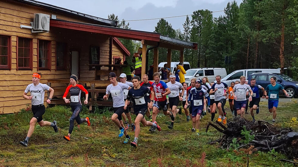 Det var totalt 31 som stilte til start i konkurranseklassen i Kraftløpet. (Alle foto: arrangøren)