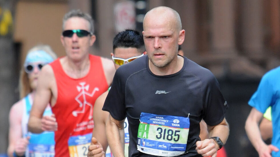 Per Angell Berntsen like å løpe både med og uten startnummer på brystet. (Foto: Marathonfoto)