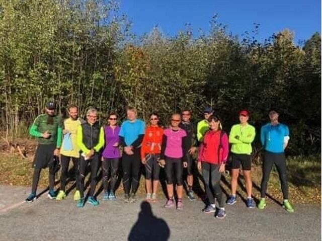 Fra Cannonball Maraton på Jevnaker i 2018 med 12 deltagere på maraton og halvmaraton (arkivfoto)