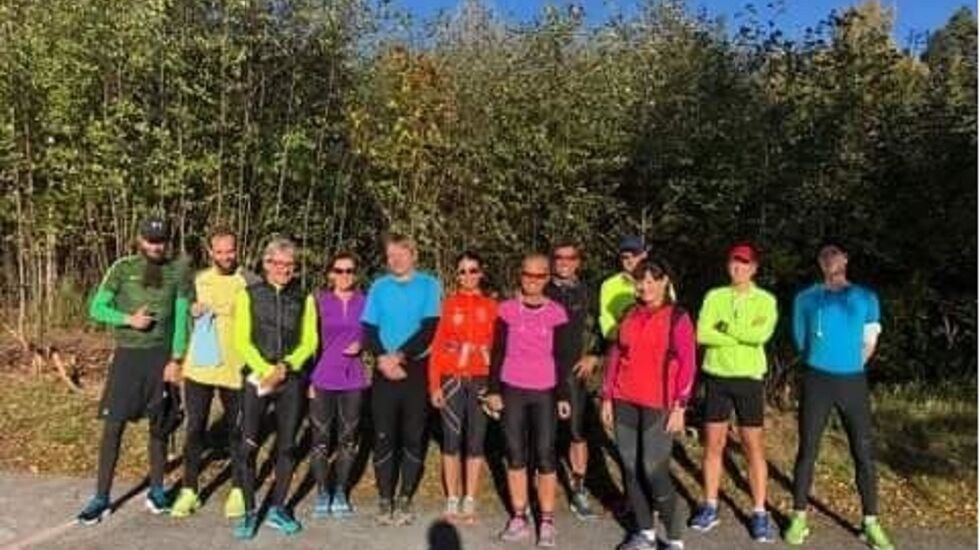 Fra Cannonball Maraton på Jevnaker i 2018 med 12 deltagere på maraton og halvmaraton (arkivfoto)