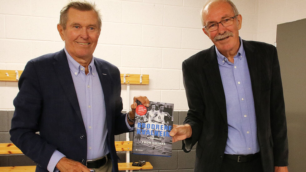 Thor Gotaas har skrevet bok om Arne og Knut Kvalheim. Her får vi Kondis-president Tim Bennetts anmeldelse av boka. (Foto: Runar Gilberg)