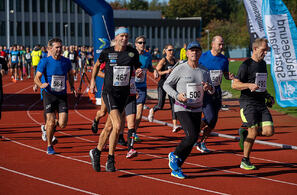 Lørdag 10. juni går starten for enda en utgave av Haugesund halvmaraton. Her fra 2020. (Foto: Mikal Iden)