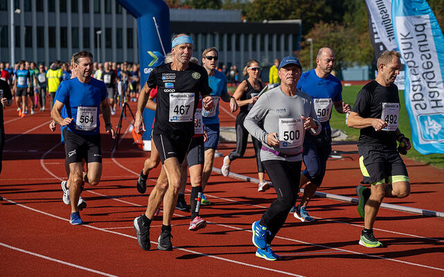 Lørdag 10. juni går starten for enda en utgave av Haugesund halvmaraton. Her fra 2020. (Foto: Mikal Iden)