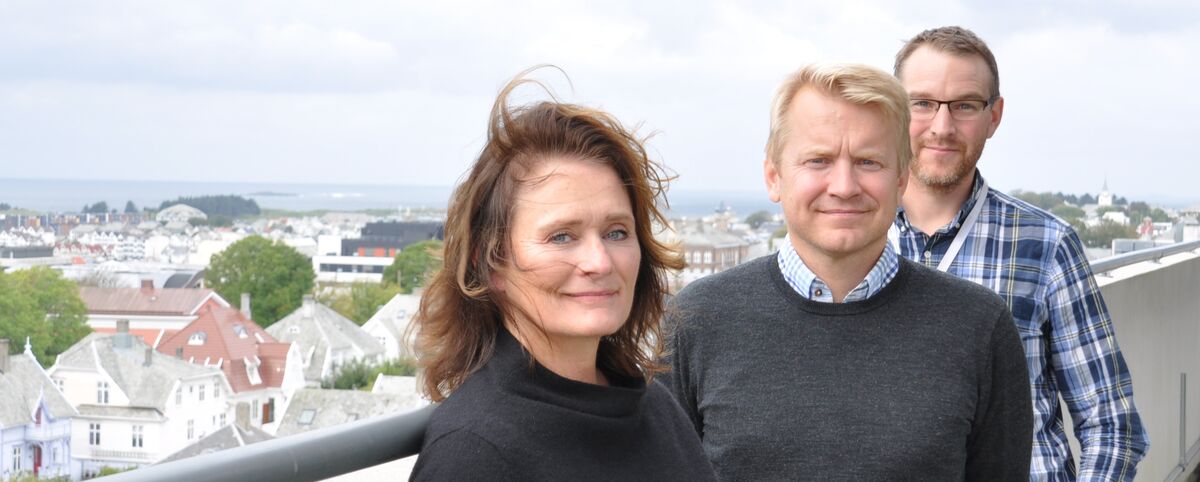 3 ledere ved Rehabilitering Vest: Lande, Dahle og Grønflaten