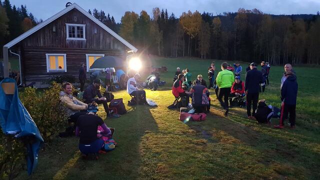 Samlingplass på husmannsplassen ¥stre Hauger