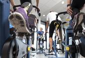 Kondisjonstrening på sykkel inngår også i våre rehabiliteringsprogrammer.