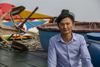 Vietnam- Fiskeren Tran Van Cuong - Foto WWF Julie Wentzel Frøland
