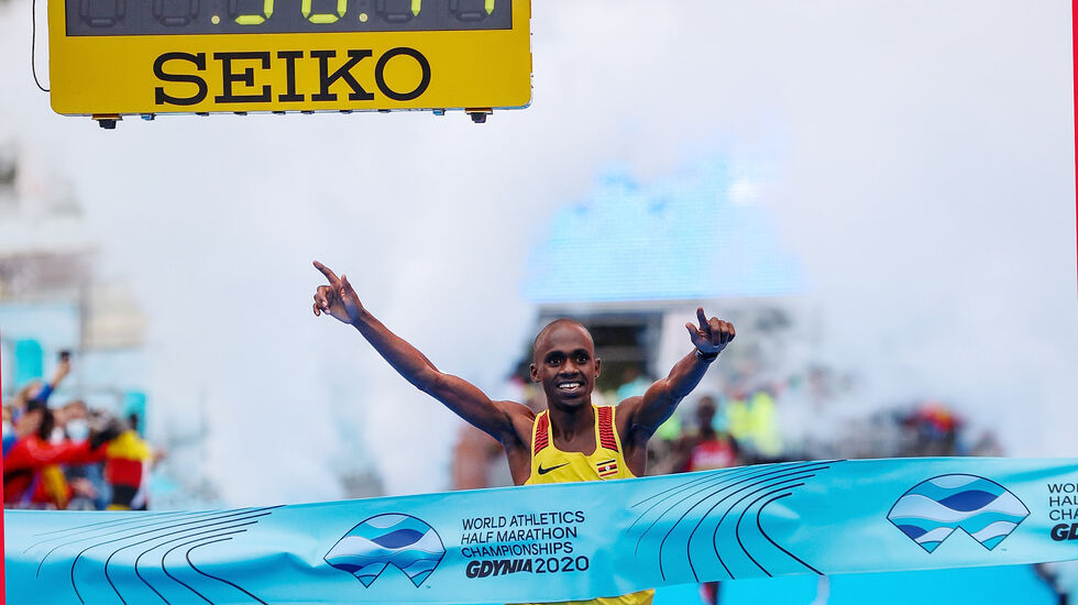 Ung mester: Jacob Kiplimo imponerte og vant VM i Polen. (Foto: Dan Vernon for World) Athletics)