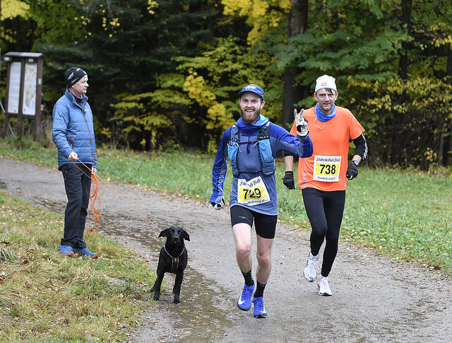 Iver Aastebøl og Trond Brodahl Sameien var bland deltakerne i årets utgave av Fredrikstad Maraton. (Alle foto: Bjørn Johannessen)