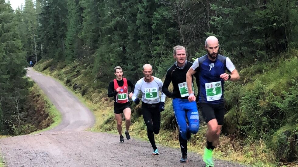Selv i koronaåret 2020 klarte Lyn Ski å få arrangert Nordmarka Skogsmaraton. (Foto: Anne Jenny Dvergsdal)