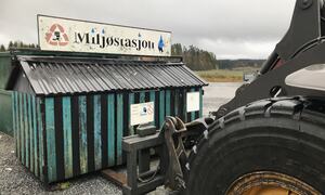 Miljøstasjon Degernes fjernet Rakkestad kommune