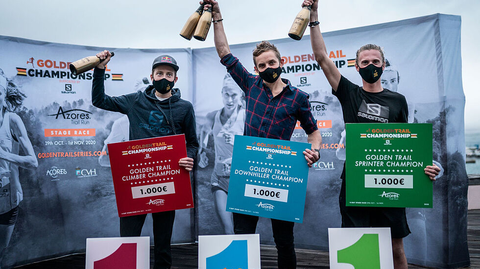 Anders Kjærevik kunne motta premie som best i Downhill i Golden Trail Championship. (Foto: arrangøren/@jsaragossa)