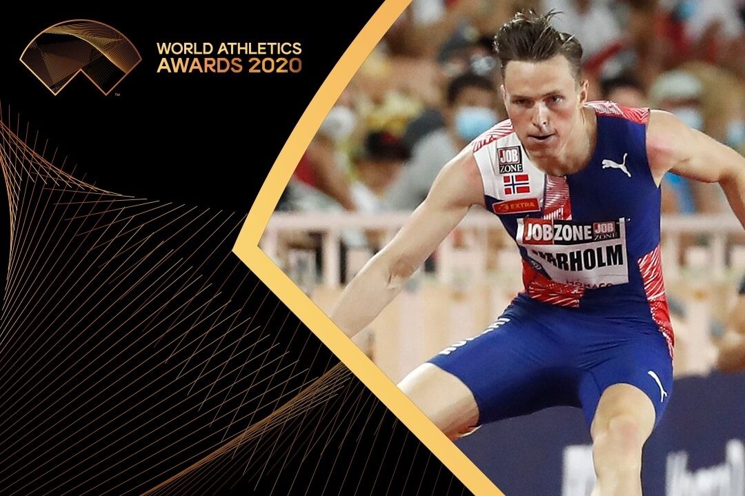 Nå kan du stemme på Karsten Warholm som årets friidrettsutøver i verden 2020. (Foto: World Athletics)