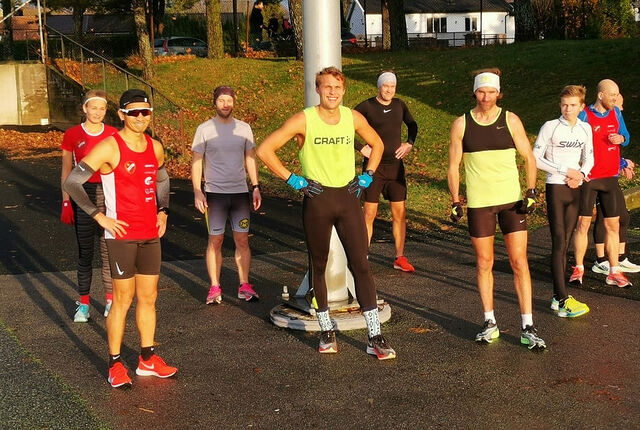 Det var 64 deltakere da Ryggejoggen lørdag ble arrangert for gang nummer 2000. (Foto: arrangøren)