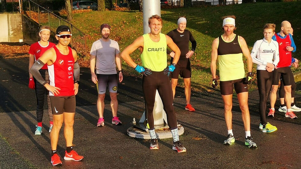 Det var 64 deltakere da Ryggejoggen lørdag ble arrangert for gang nummer 2000. (Foto: arrangøren)