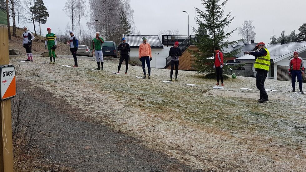 Super-Tøffen løpere klare til start. (Foto: Stein Arne Negård)