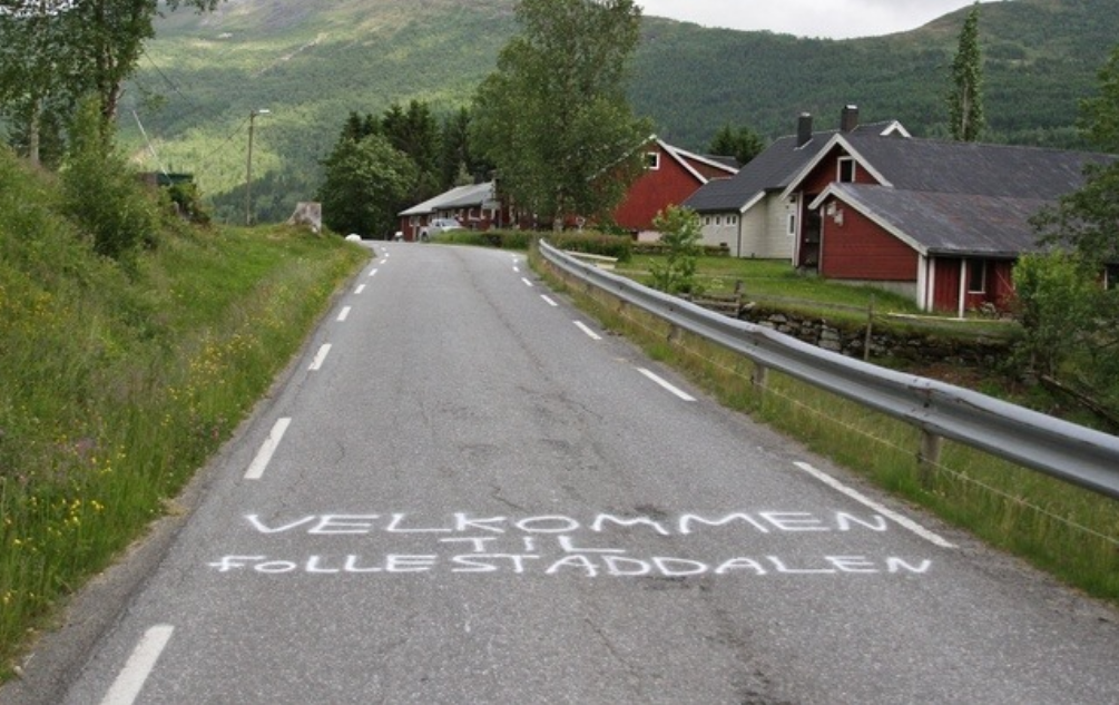 Velkommen til Follestaddalen. Foto: Martin Hauge-Nilsen