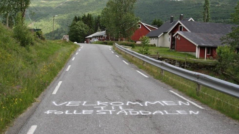 Velkommen til Follestaddalen. Foto: Martin Hauge-Nilsen