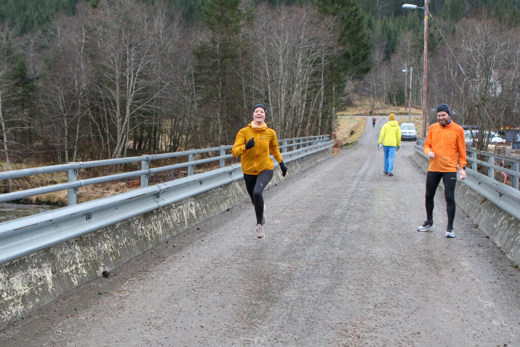 Tine Sommerfelt raskeste dame rundt Follestaddalen. Foto: Martin Hauge-Nilsen.