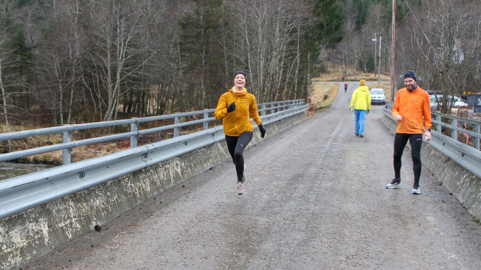 Tine Sommerfelt raskeste dame rundt Follestaddalen. Foto: Martin Hauge-Nilsen.