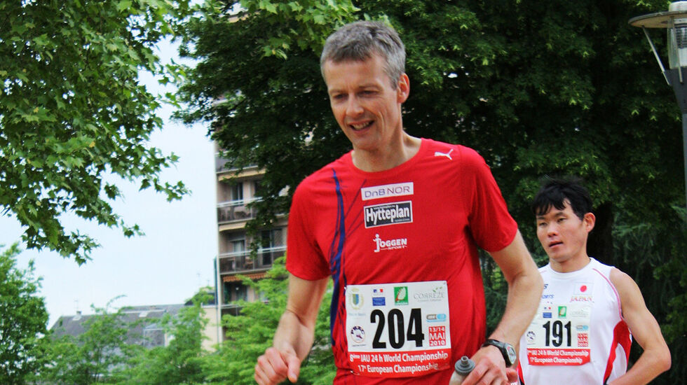 Verdensklasse: Jon Harald Berge la inn gåpartier helt fra start da han tilbakela 255,764 km og ble nummer sju i VM 24-timersløp i 2010. (Foto: Siri Dørum)