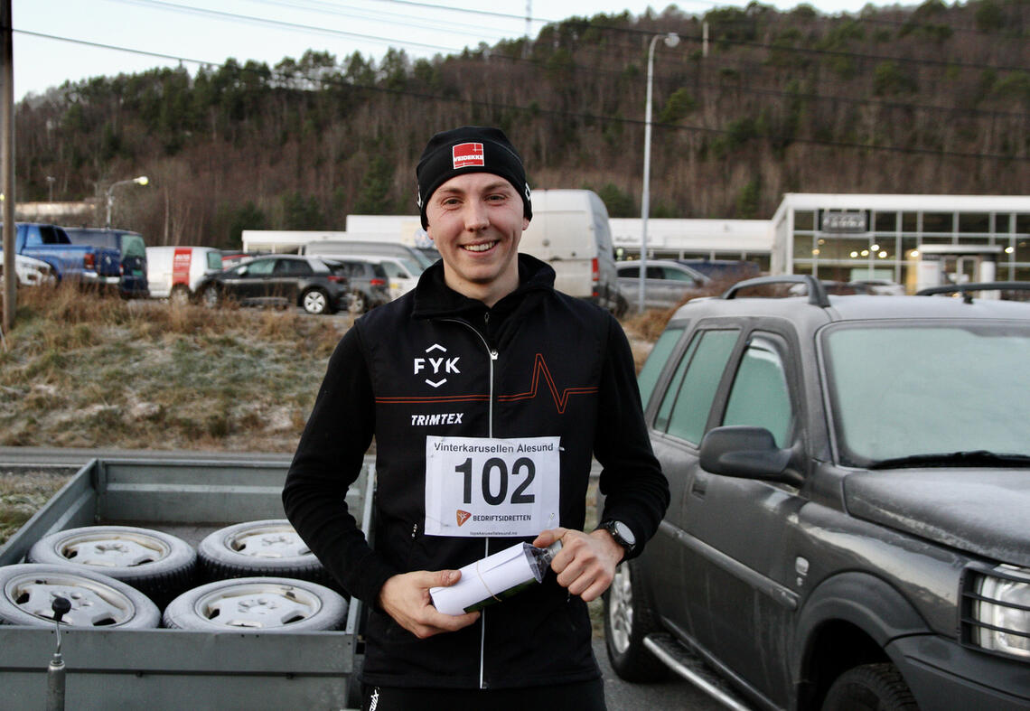 Håvard Finnland Trøite fra Selbustrand vant 10 km i Ålesund