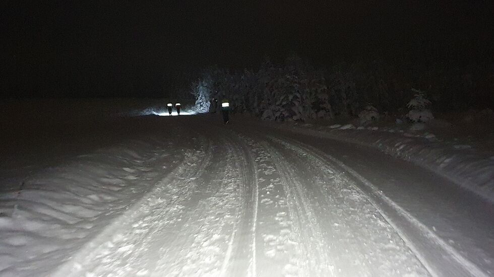 Ren og hvit vinteridyll i Snøkutens 3. løp for sesongen. (Foto: Stein Arne Negård)