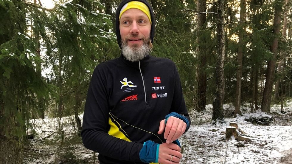 Asgeir Peder Hjorthaug mot slutten av løpsdøgnet. (Foto: Tone Yvonne Killengreen)