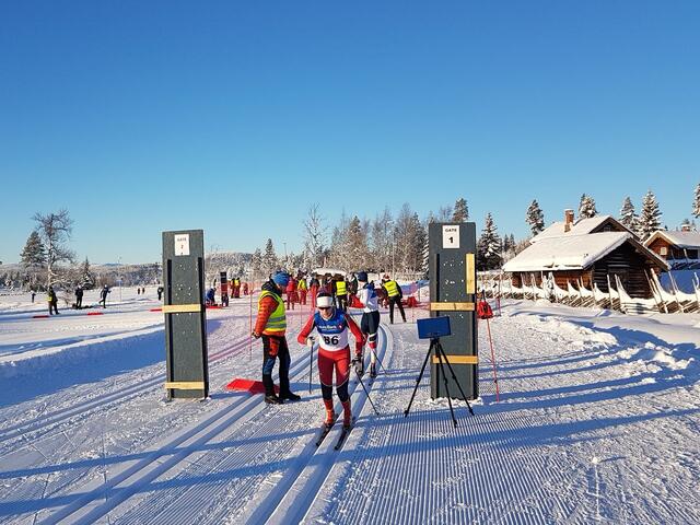 Fra Furutangenrennet for 14 dager siden. (Foto: Strandbygda Ski)