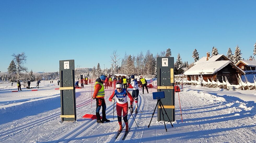 Fra Furutangenrennet for 14 dager siden. (Foto: Strandbygda Ski)
