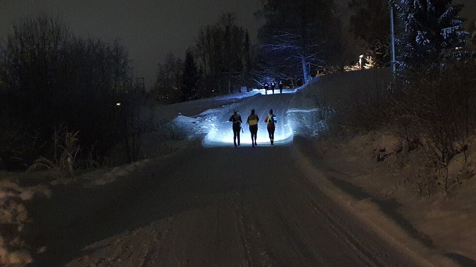 Snøkuten på realt snøføre i januar i år. (Foto: Stein Arne Negård)