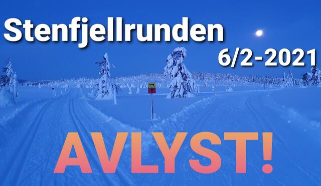 Stenfjellrunden avlyst
