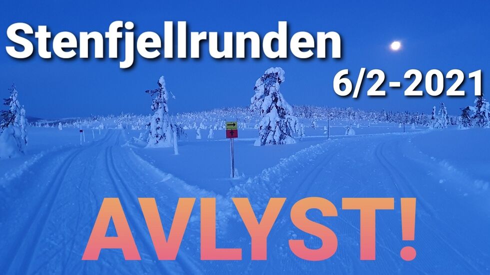 Stenfjellrunden avlyst