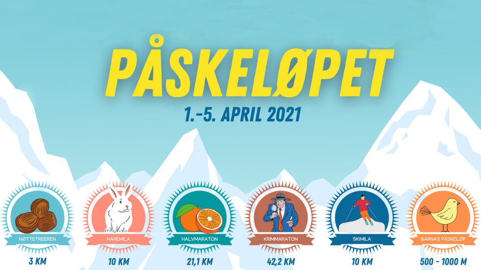 Påskeløpet byr på en rekke ulike distanser.