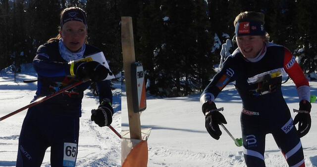 Norgesmestere på mellomdistansen anno 2021: Anna Ulvensøen og Jørgen Baklid.