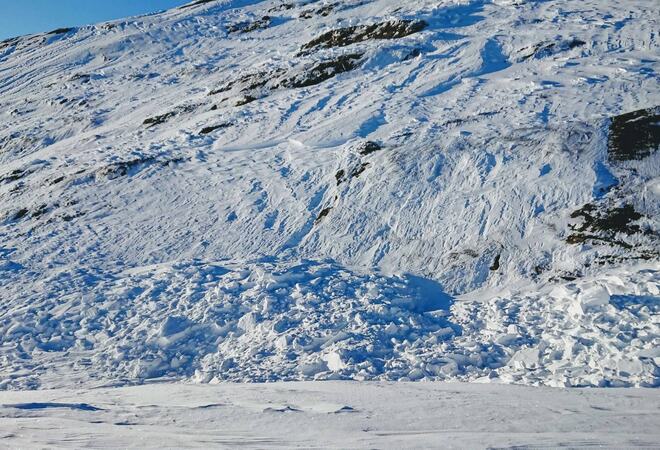 Arkivfoto snøskred (foto: Lennart Reiersdal)