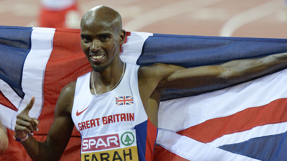 Mo Farah sikter mot 10 000 m-løpet i OL i Tokyo. Nå fikk han god trening på overdistanse. (Arkivfoto: Bjørn Johannessen) 