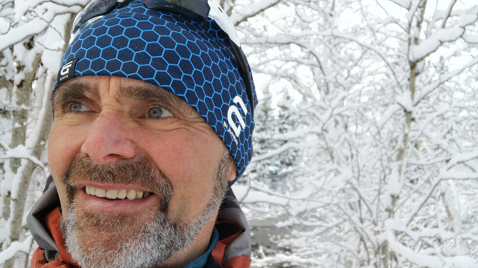 Bård Olav Moen har blikk for naturen og landskapet han beveger seg gjennom på løpeturene sine. (Foto: privat)