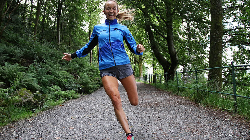 Anita Iversen Lilleskare liker å sette seg høye mål, men løpegleden ligger i bunn. (Foto: Marianne Røhme)
