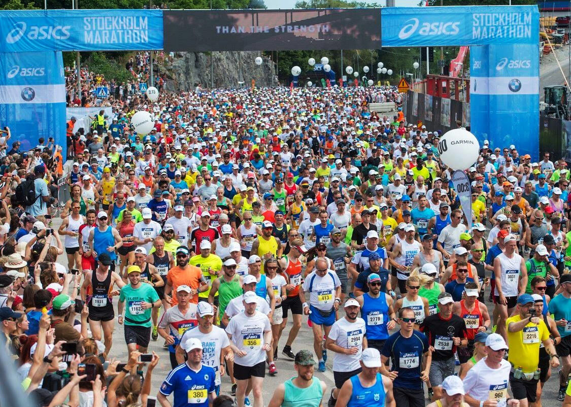 Årets store maratonbegivenhet i Stockholm er utsatt til 9. oktober. (Foto: Stockholm Marathon)