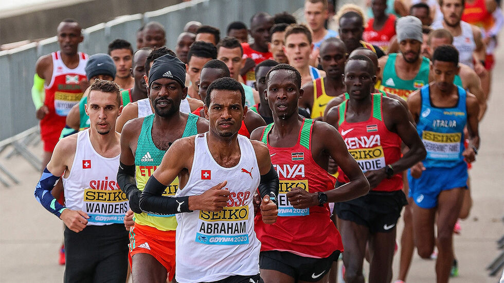 Siden 2014 har VM halvmaraton også inkludert et masseløp, men ikke i fjor da det var et rent eliteløp i Gdynia i Polen. (Foto: Dan Vernon for WA)