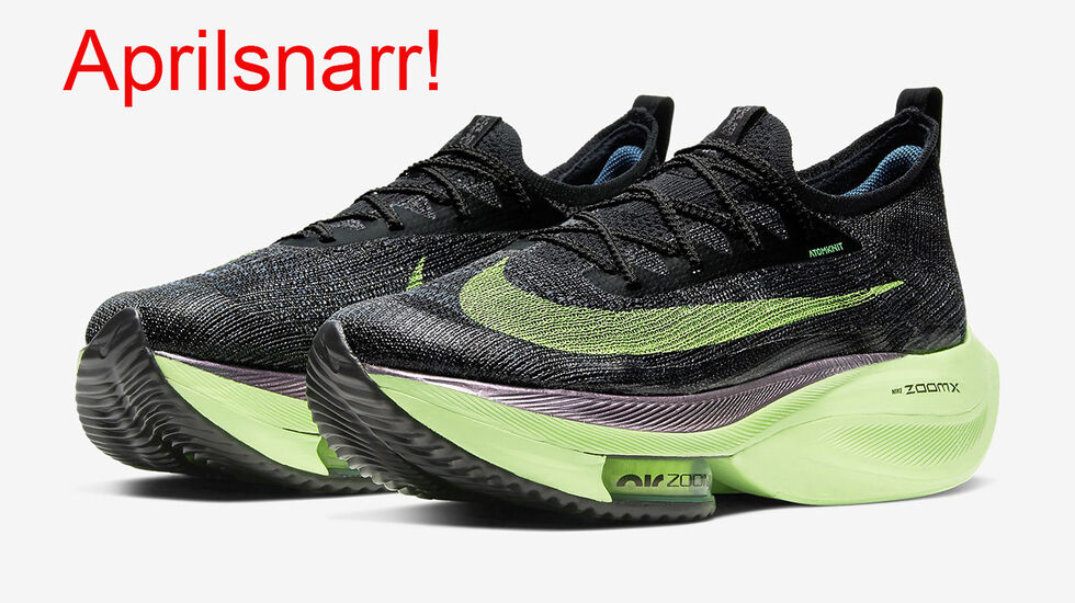 Nike Alphafly er i hvert fall fortsatt supersko. (Foto: Nike, fotomontasje Arne Dag Myking)