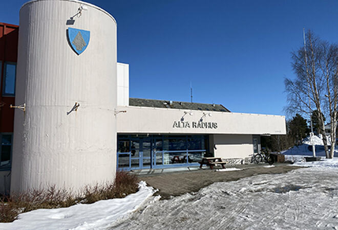 Alta rådhus på gamle sentrum